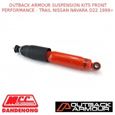 OUTBACK ARMOUR SUSPENSION KITS FRONT PERFORMANCE-TRAIL FIT NISSAN NAVARA D22 99+